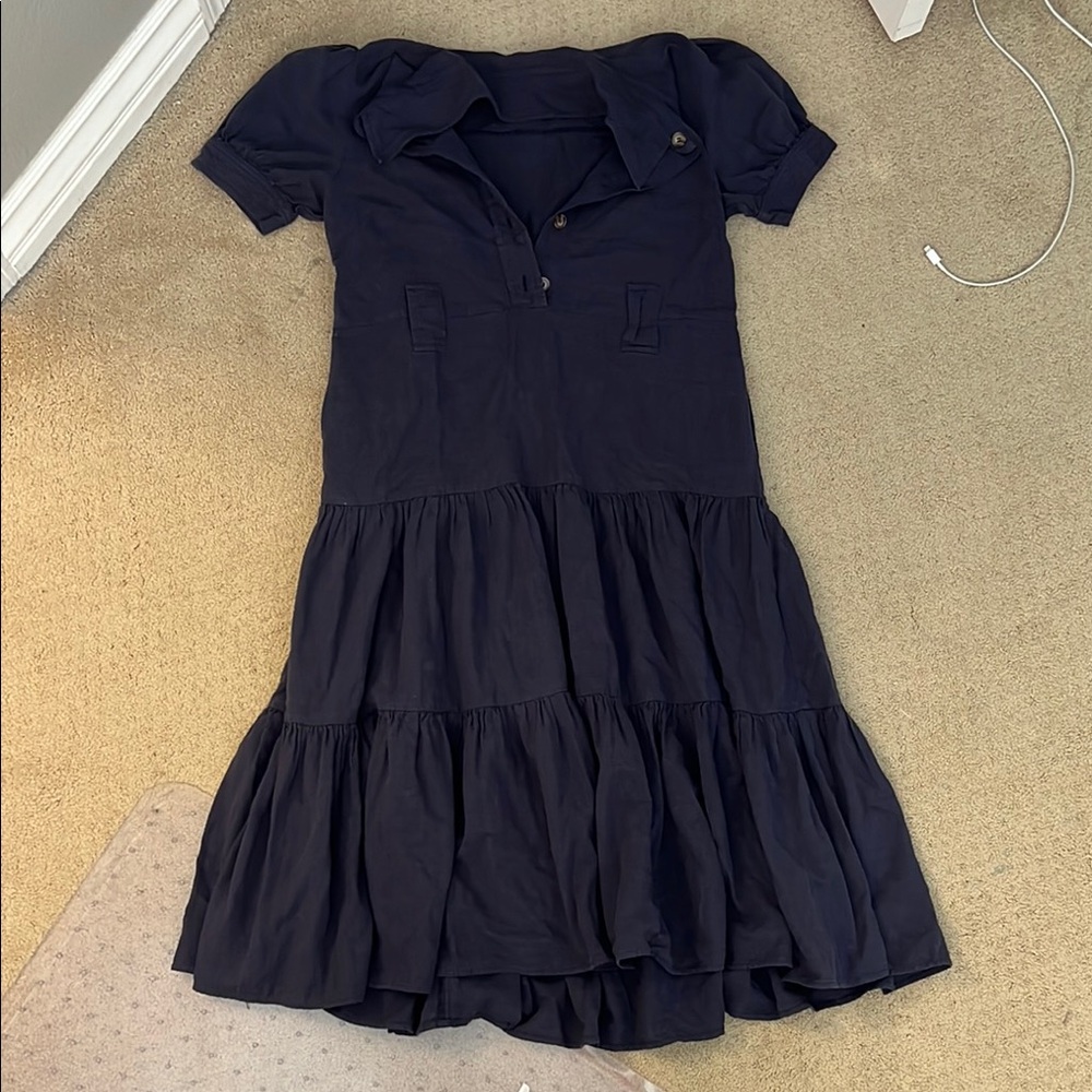 gilli ruffle button dress